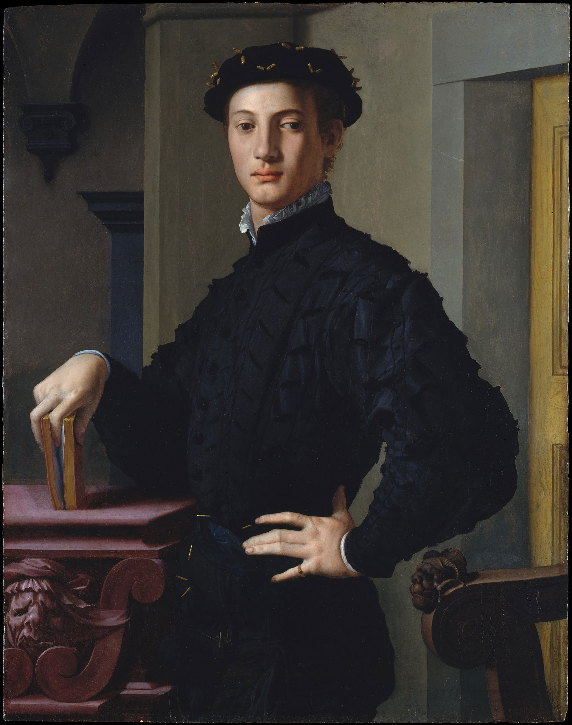 Ritratto di giovane uomo con libro - Bronzino